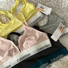 Calvin Klein Bra Set 4 Of Them Two With Tags To Without Tags. Brand New Has A Small Stain That Will Come Out When You Wash. Calvin Klein Bra And Under Set, Calvin Klein Summer Loungewear Tops, Calvin Klein Fitted Top For Loungewear, Spring Stretch Calvin Klein Bra, Calvin Klein Bra Set, Calvin Klein Bras, Bd Ideas, Calvin Klein Set, Oxnard California