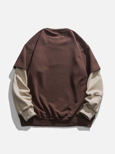 Patchwork Hoodie, Harajuku Sweatshirt, Top Streetwear Brands, Sweatshirts Men, Clothing Details, Hip Hop Streetwear, Hoodie Pullover, Fashion Today, Casual Style Outfits