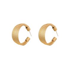 Timeless elegant chunky gold hoop earrings Our gold chunky hoop earrings are a perfect representation of beauty and simplicity. The delicate gold wires of the gold huggie earrings form a flawless arch, reminiscent of coiled hair, creating a comfortable and relaxed feel. These chunky hoop earrings are perfect for those who love sophisticated styling without the fuss. Allergy-free gold huggie earrings Our small gold hoop earrings are made with S925 silver pins, making them an excellent choice for Chunky Gold Hoop Earrings, Huggie Earrings Gold, Small Gold Hoop Earrings, Korean Jewelry, Chunky Hoop Earrings, Hoop Earrings Style, Big Hoop Earrings, Dangle Hoop Earrings, Luxury Earrings