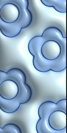 an abstract blue and white background with circles in the center, on top of each other