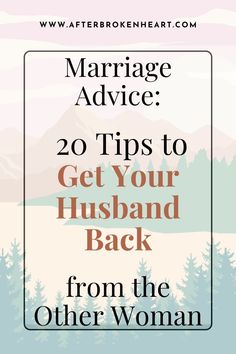 Struggling with heartbreak and ready to fight for your marriage? This guide offers 20 practical, heartfelt tips to help you reconnect with your husband and rebuild the bond that may feel lost. From understanding the root issues to nurturing your relationship, these steps are here to guide you through every stage of winning back his heart. Whether you’re working through trust issues, finding ways to rekindle romance, or just need a little encouragement, this advice can help you on your journey to get your husband back and strengthen your marriage. Strengthen Your Marriage, Rekindle Romance, Feel Lost, Trust Issues, Feeling Lost