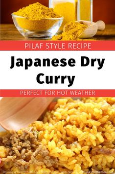 japanese dry curry is the perfect for hot weather and it's easy to make