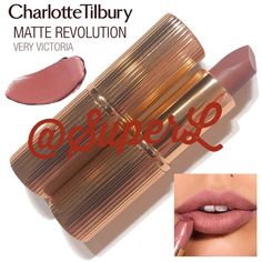 One New Charlotte Tilbury Matte Revolution Lipstick In Very Victoria Taupe Nude Matte Lipstick .12oz/3.5g Enriched With Ingredients To Give You Fuller, Softer Lips. This Suede Taupe Nude Shade Is Perfect For Everyday Makeup Or Paired With A Subtle Smokey Eye. Create The Illusion Of Lit-From-Within Lips In 1 Lipstick Slick 3d Glowing Pigments Help To Create The Illusion Of Wider, Fuller Lips Ideal If You Want A Perfect Everyday Cool-Toned Nude Lipstick Nude Matte Lipstick, Softer Lips, Subtle Smokey Eye, Charlotte Tilbury Hot Lips, Revolution Lipstick, Pillow Talk Lipstick, Charlotte Tilbury Lipstick, Mauve Lips, Charlotte Tilbury Matte Revolution