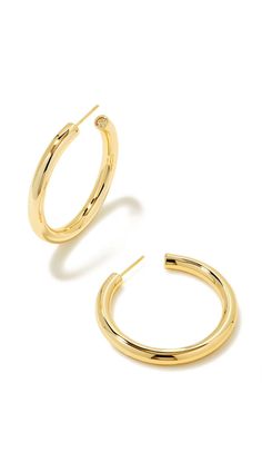 “Add some shimmer to your outfit with the Kendra Scott Colette Lg Hoop earrings. These stylish hoops feature a classic gold design that will elevate any look. Perfect for day or night, these earrings are a must-have for any fashion lover. Make a statement with the KENDRA SCOTT COLETTE LG HOOP earrings!” Classic Gold, Your Outfit, Gold Design, Kendra Scott, Fashion Lover, Front Porch, Alabama, Jewelry Accessories, Porch