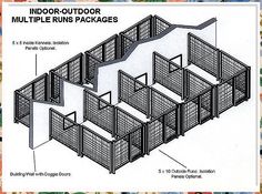 Looking for a unique way to keep your dog outdoors? Check out these outdoor dog kennels! They'll provide your pet with plenty of space to run and play, while also keeping them safe from the elements. Dog Boarding Layout Floor Plans, Dog Kennel Blueprints, Kennel Design, Outdoor Kennel, Separation Wall, Hotel Pet