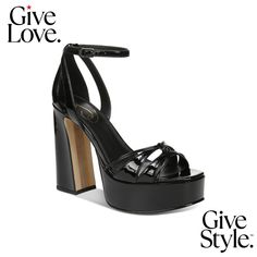 in stock Strappy Platform Sandals, Sam Edelman, Platform Sandals, Black Sandals, Fashion Shoes, Pick Up, In Store, Buy Online, Shop Now