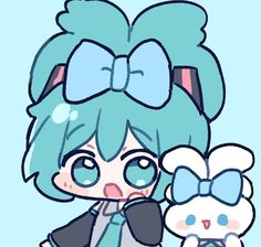 How To Draw Cinnamoroll, Cinamoroll Drawing, Drawing Cinnamoroll, Miku And Cinnamoroll, Hatsune Miku Cinnamoroll, Chibi Hatsune Miku, Hatsune Miku X Cinnamoroll, Miku Cinnamoroll, Hatsune Miku Chibi