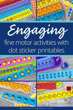 engaging fine motor activities with dot stick printables