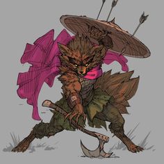 Werewolf Warrior, Pathfinder Character, Dungeons And Dragons Classes, Creature Concept Art, Fantasy Concept Art