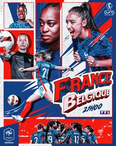 the poster for france's women's soccer team