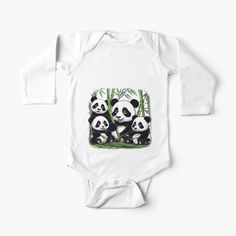 Get my art printed on awesome products. Support me at Redbubble #RBandME: https://www.redbubble.com/i/baby-onesie/Little-panda-bear-by-leopenedo75/161176383.8RDFY?asc=u Baby One Piece, Love And Respect, Panda Bear, Dad Hats, Awesome Products, My Art, Baby Onesies, Bamboo, One Piece