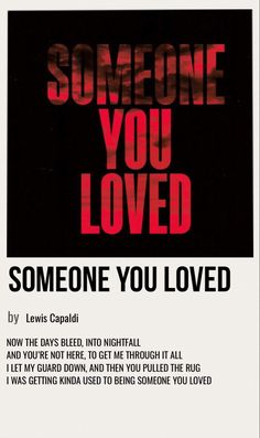 someone you loved by lewis capaidi on the cover of some one you loved