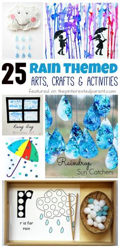 25 rain themed arts, crafts and activities for kids