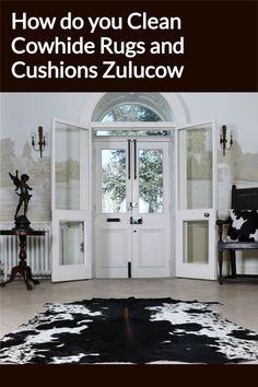 the cover of how do you clean cowhide rugs and cushions zulicow?