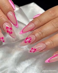 Kutek Disney, Unghie Sfumate, Manikur Kuku, Nails Yellow, Girly Acrylic Nails, Acrylic Nails Coffin Short, Nagel Inspo, Pink Acrylic Nails, Oval Nails