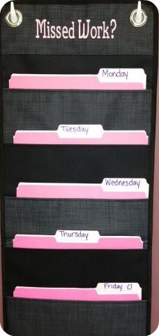 a bulletin board with pink and black writing on it that says, missed work?