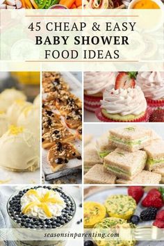 the best baby shower food ideas