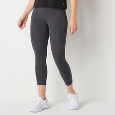 Deemed a Gotta-Have-It item for value you can count on every day! These Xersion EverUltra women's high-rise cropped leggings will be a new high-performing favorite for your workouts. Made from soft fabric featuring UV protection, 4-way stretch, flat seams, plus QuickDri and anti-odor technology for your comfort and more durable wear, this style also has a wide elastic waistband and two side slip pockets to hold your essentials. Style it with your favorite sports bra and tank top.Features: Quick Tall Leggings, Recycled Fabric, Cropped Leggings, Women Crop, Soft Fabric, Uv Protection, Quick Dry, Soft Fabrics, Stretch Fabric