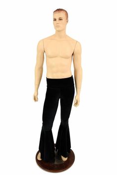 Mens Bell Bottom Flared Leggings Black Velvet Spandex Rockstar Rave Festival Mermaid Meggings - 1549 Velvet Bell Bottoms, Bell Bottom Leggings, Flared Leggings, Rave Festival, Flare Leggings, Olive Branch, Bell Bottom, Comfy Fits, Bell Bottoms