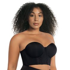 Strapless Tube Top With Built-in Bra, Underwire Tube Top With Built-in Bra For Night Out, Strapless Stretch Corset With Built-in Bra, Strapless Shapewear With Built-in Bra, Bandeau Shapewear With Medium Bust Support, Strapless Corset With Built-in Bra, Strapless Padded Corset, Bandeau Corset With Removable Bra Pads, Strapless Corset With Medium Bust Support