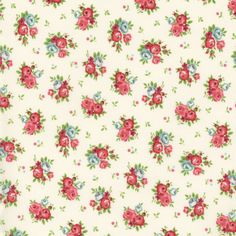 a white background with red and blue flowers on it's sides, all over