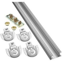 an image of the door handle and latch kit for sliding glass doors with rollers