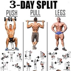 the 3 - day split is an effective way to build muscle and gain muscles for less than