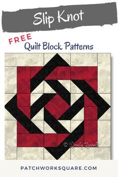 the free quilt block pattern is shown with text that reads, free quilt block patterns