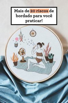 a cross stitch pattern with the words riscos de bordao para praticr