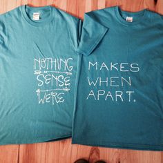 Shirts made for Sadie Hawkins Dance(: Sweethearts Dance, Quote Shirts Fashion, Sadie Hawkins Dance, Sadie Hawkins, Best Friend T Shirts, Sweatshirt Ideas, Cute Couple Shirts, Bff Shirts, Girlfriend Shirts