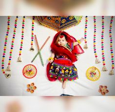 Navratri Photoshoot, Photoshoot Ideas For Kids, Sia Pics, Newborn Video, Baby Photography Poses, I Miss You Dad, Baby Picture Frames, One Month Baby, Monthly Baby Pictures