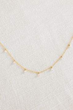 Dainty 14k gold filled plain chain necklace with seven dangling 3mm moonstones (June birthstone) Please note: due to the uniqueness of each stone, the shapes/colors may vary and will not look exactly like the photos If you would like a different length that is not listed, please consider purchasing an extender chain or contact us for a custom order! White Opal Ring, Jewelry Lockets, Jewelry Workshop, June Birthstone, Anklet Bracelet, Jewelry Repair, Stamped Jewelry, June Birth Stone, Drop Necklace