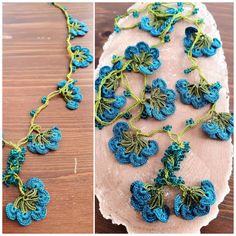 My shop https://www.etsy.com/shop/Pinkbeige 🧡It's completely handmade jewelry. This crochet necklace is stunning, fabulous and cheery. Unique as a gift and fashionable as an accessory for you and for your loved ones. It can be used comfortably at four seasons. The necklace is approximately 25" ( 63 cm) long.  Material: Fluorite natural stone 🧡 Your order will be send in 1 business days after the reception of payment. 🧡Produced in smoke and pet free environment. 🧡 READY TO SHIP! Ships in 1 bu Knit Necklace, Necklace Woman, Crochet Needle, Woman Necklace, Knitted Necklace, Crochet Needles, Floral Jewelry, Jewelry Blue, Made Jewelry