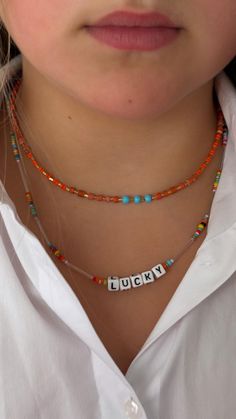 This cute necklace is one of a kind ,made from beautiful glass beads , boggle beads .Necklace is 18 inches long . Glass Bead Necklace Ideas, Bead Necklace Ideas, Trendy Beaded Necklace, Trending Necklaces, Necklace Ideas, Handcrafted Necklace, Seed Bead Necklace, Cute Necklace, Glass Bead Necklace