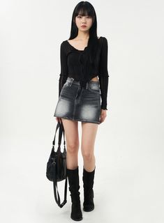 Casual Mid-rise Fitted Skirt, Casual Fitted Short Denim Skirt, Casual Short Fitted Denim Skirt, Casual Fitted Mid-rise Denim Skirt, Fall Casual Mid-rise Mini Skirt, Casual High-rise Mini Skirt For Fall, Casual Dark Wash Mini Skirt, Casual High Rise Mini Skirt For Fall, Casual Fitted Dark Wash Denim Skirt