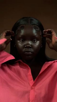 Dark Skin Makeup Tutorial, Make Up Inspiration, Makeup For Black Skin, Brown Skin Makeup, Fairy Makeup, Black Makeup, Elegant Makeup, Dark Skin Makeup, Grunge Makeup