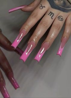 Dramatic Nails, Colourful Acrylic Nails, Acrylic Toe Nails, Long Acrylic Nail Designs, Baddie Nails, Colored Acrylic Nails, Modern Nails, Girly Acrylic Nails, Basic Nails