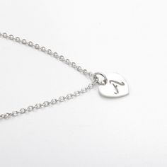 "2pcs 45cm Polished Stainless steel Heart Alphabet pendant Personalized Stamping Necklace, steel Heart Necklace,A-Z Alphabet Charm Chain ✿ QTY: 2pcs ✿ Pendant Size: 1.2x12mm ✿ Chain Length:18\"(45cm) ✿ Material: 316 Stainless Steel ✿Color: Sliver ✿ Nickel Free & Lead Free Top Quality Triangle Necklaces, Mirror Finish, Smooth edges, Highly Polished Stainless Steel horizontal Triangle . These are top qualityTriangle With chains. These come in Silver, Gold or Rose Gold. Stainless steel is the g Stainless Steel Heart Pendant Necklace For Mother's Day, Mother's Day Heart Pendant Necklace In Stainless Steel, Mother's Day Stainless Steel Heart Pendant Necklace, Silver Stainless Steel Necklace For Valentine's Day, Silver Stainless Steel Heart Necklace, Stainless Steel Heart Charm Pendant Necklace, Stainless Steel Heart Pendant Necklace With Charm, Double Heart Silver Stainless Steel Necklace, Silver Double Heart Stainless Steel Necklace