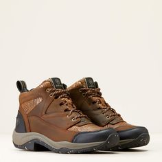 Terrain Eco Boot | Ariat Recycled Rubber, All Colors, Full Grain Leather, Leather Working, Women's Style, Sign Up, Lace Up, Style Inspiration, Boots