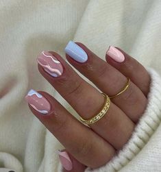 Hubba Bubba, Short Square Nails, Cute Acrylic Nail Designs, Short Square Acrylic Nails, Cute Gel Nails, Acrylic Nails Coffin Short