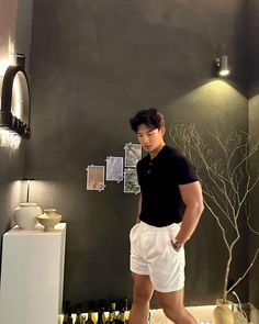 Asian Men Fashion Casual Summer, Asian Clubbing Outfit Men, Gentleman Style Summer, Mens Club Outfit, Singapore Outfit, Asian Men Fashion, Gentleman Aesthetic, Clothes Korean Style