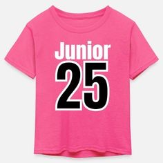 'Junior Class of 2025 T-shirt' Sticker | Spreadshirt Class Of 2025, Shirt Sticker, Workout Leggings, Neon Pink, Fitness Fashion, 50 %, Neon, Leggings, Pink