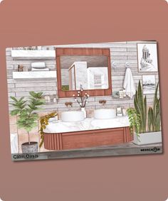 Sims 4 Bathroom CC: Calm Oasis By Nessca Game Room, Oasis