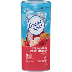 crystal delight strawberry orange banana drink