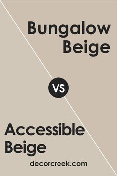 the words, bunglow and bege are shown in two different font styles