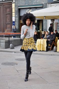 Julia Sarr Jamois, Banana Skirt, Prada Skirt, A Banana, Street Style Chic, Exclusive Fashion, Print Skirt, Fashion Editor