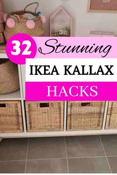 Discover innovative ways to get the most out of your Ikea Kallax unit with these 5 creative hacks. Transform your space effortlessly by implementing stylish modifications that will revamp the appearance of your furniture. Make a striking statement in your home decor by incorporating easy yet impactful changes that exude sophistication. Find inspiration on how slight alterations can completely refresh any room, adding a touch of elegance and modernity to your living spaces. Office Hacks, Ikea Office, Nordic Chic