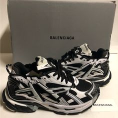 *Please Review All Terms Before Purchasing* Balenciaga Runner Track Trainers Size: Women Size 9 Condition: The Item Is In Good Condition. They Have Been Worn Very Lightly And Have Been Cleaned And Well Kept. Please View All Pictures Before Purchasing Box/Inserts: The Item Comes With Original Box Shipping: All Items Are Shipped Double Boxed, Usps Priority Authenticity: All Items Are Guaranteed 100 Percent Authentic, Buy With Confidence!! Feel Free To Message With Any Questions! Balenciaga Shoes Women, Balenciaga Tracks, Balenciaga Runner, Balenciaga Runners, Black Balenciaga, Balenciaga Track, Balenciaga Black, Balenciaga Shoes, 100 Percent