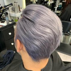 Purplish Silver Hair Color for Men Ash Purple Hair, Hair Color For Men, Reverse Ombre, Warm Highlights, Hair Color Spray