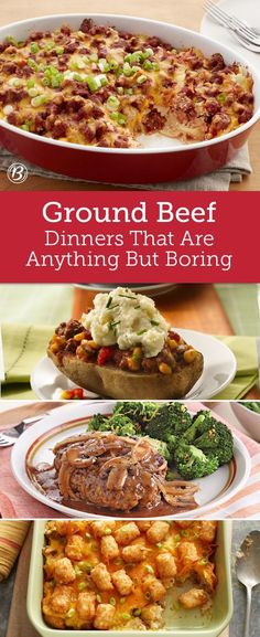 ground beef dinner that are anything but boring